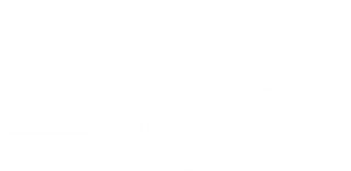 The Body Studio at the Hughes Center Logo - White